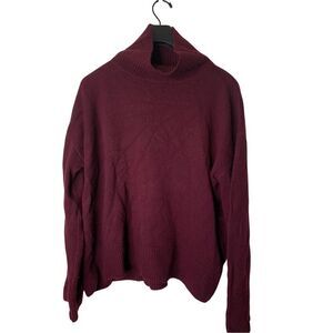 The Reset R Label wool cashmere blend sweater maroon women's size XL